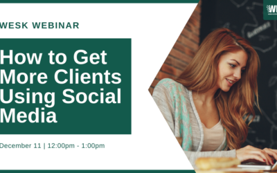 Webinar about how to get more clients
